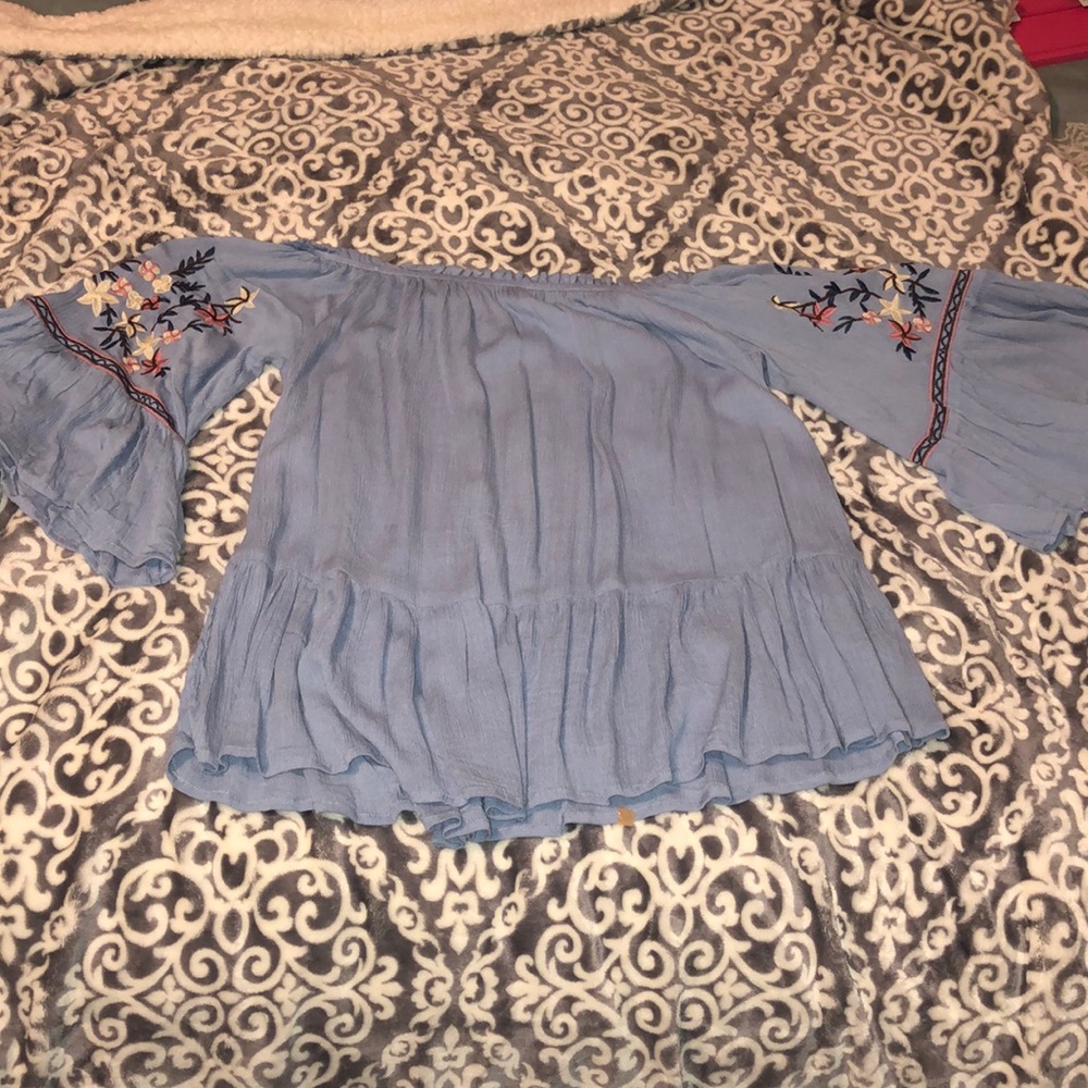 Off the shoulder blouse